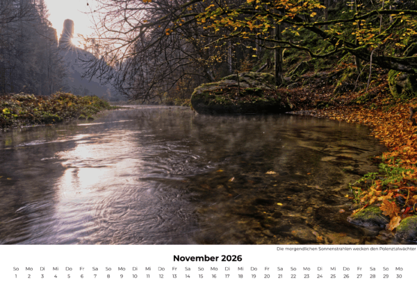 Hohnsteiner Impressionen 2026, Wandkalender Format A4 quer – Bild 13