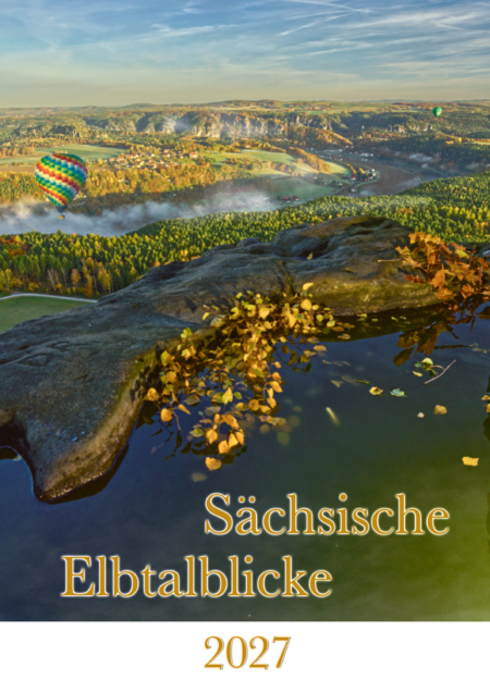 Wandkalender Sächsische Elbtalblicke 2027 Format A3 quer