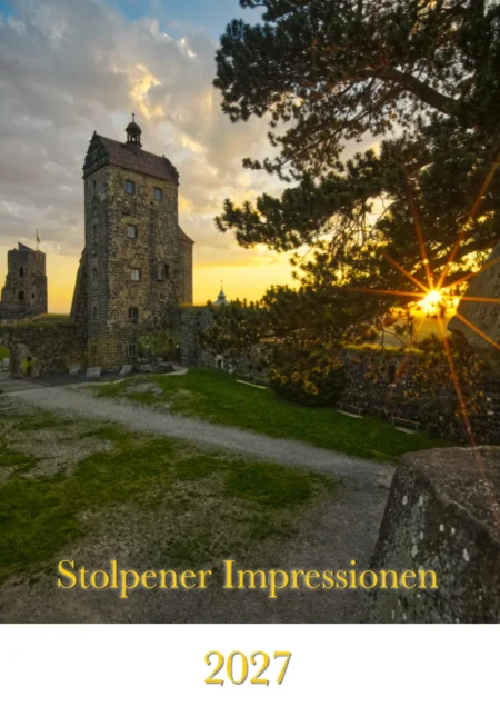 Stolpener Impressionen 2027, Wandkalender Format A3 hoch
